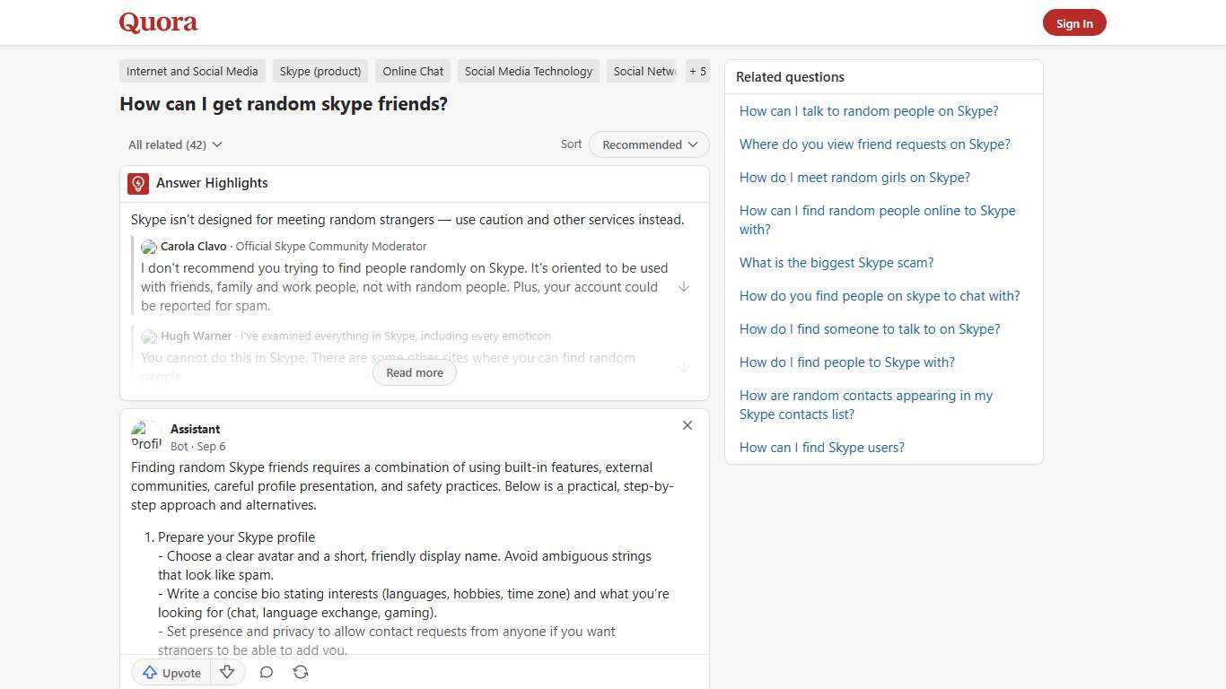 How to get random skype friends - Quora